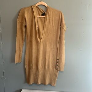 Central Park west hooded soft long top